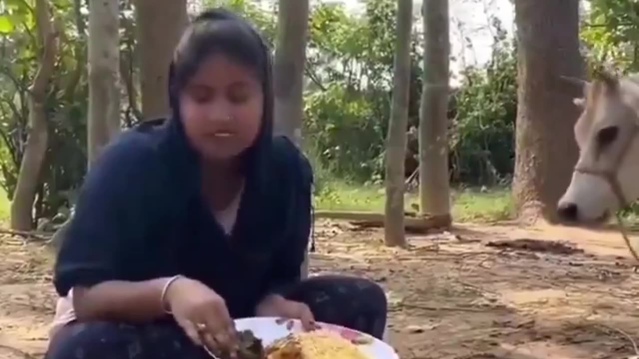 Indian eating shit