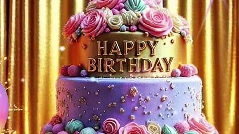 🌈 Birthday Bliss 🎉💫 | Sweet Cake & Joyful Tunes!