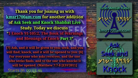 1 Enoch 91-105, The Book of Warnings and Blessings of Enoch, Part 3