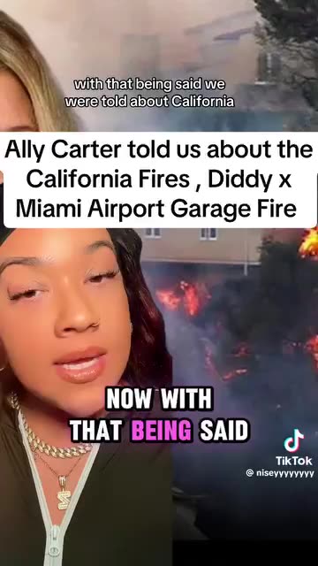 ALLY CARTER TALKED ABOUT THE FIRES