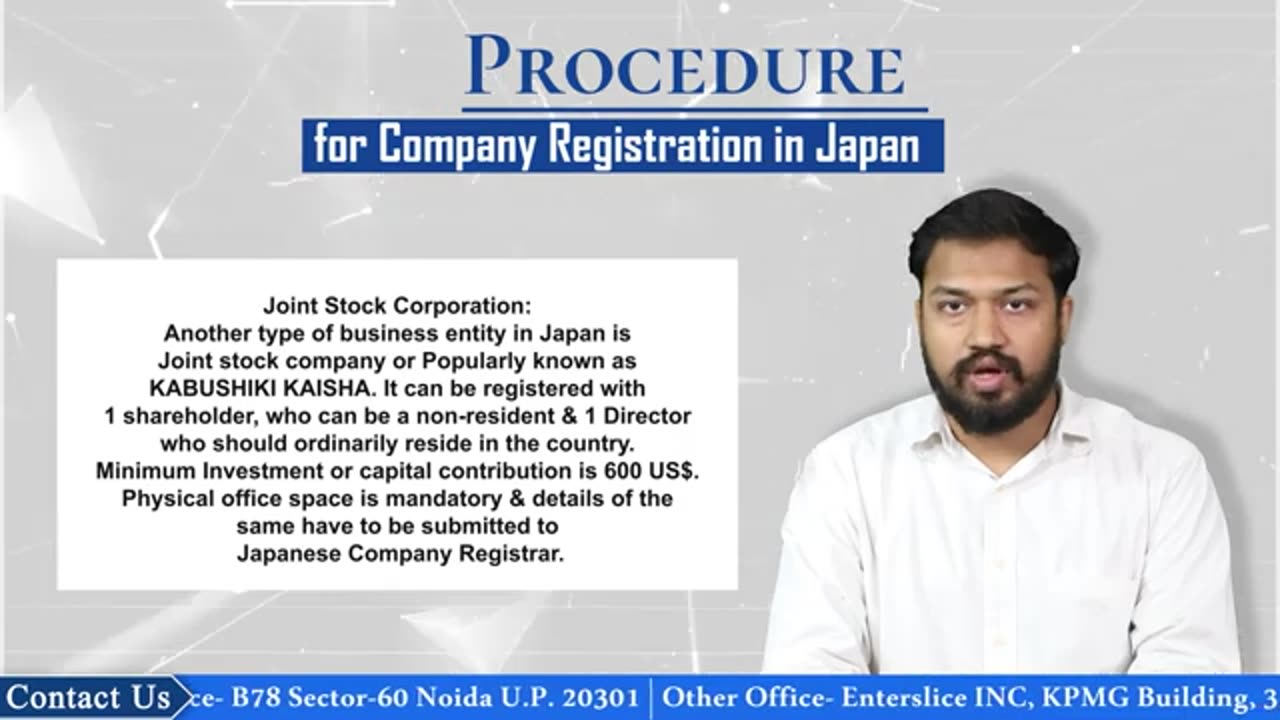 Procedure for Company Registration in Japan