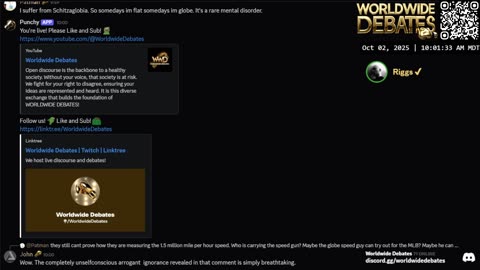 0094 WIDESTREAM - Worldwide Debates - YouTube/Twitch/Rumble