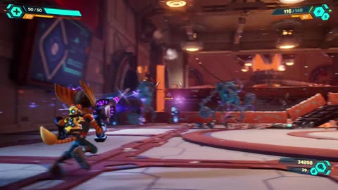 Playing Ratchet & Clank: Rift Apart on PS 5