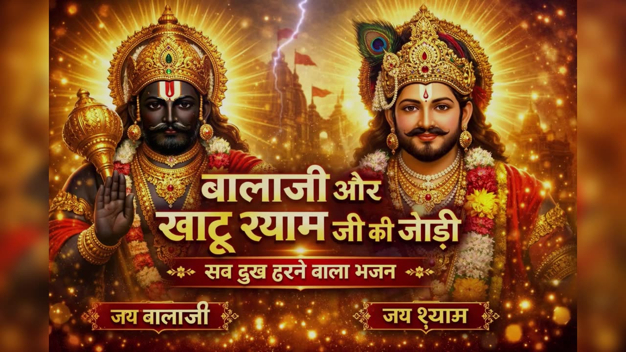 बालाजी और खाटू श्याम जी की जोड़ी 🙏 | सब दुख हरने वाला भजन | New Shyam Bhajan 2026