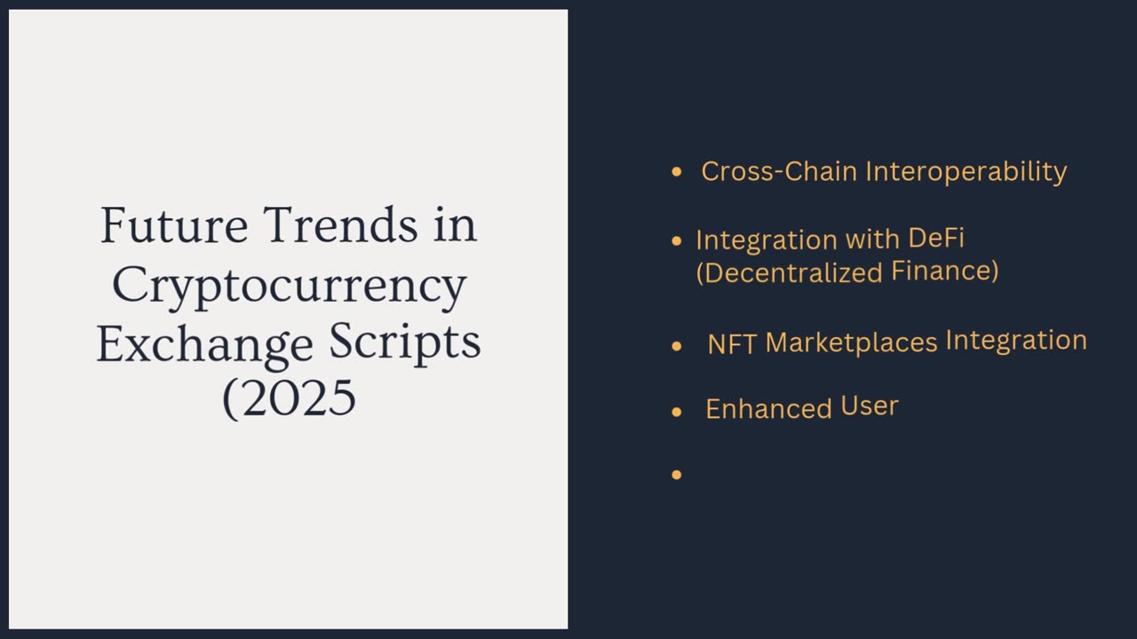 Best Cryptocurrency Exchange Script future Trends in 2025