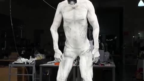 Protoclone, the world's first bipedal, musculoskeletal android.