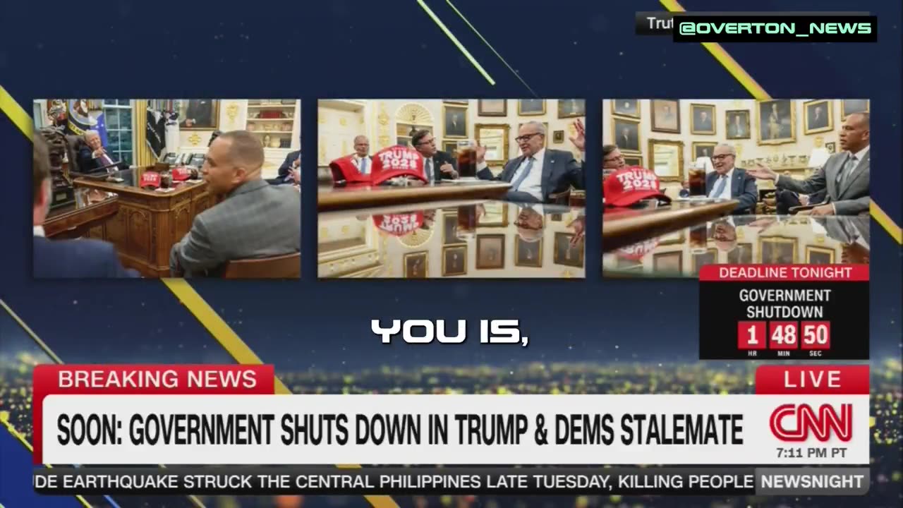 HUMILIATING on-air moment for Hakeem Jeffries as CNN’s Abby Phillip forces him