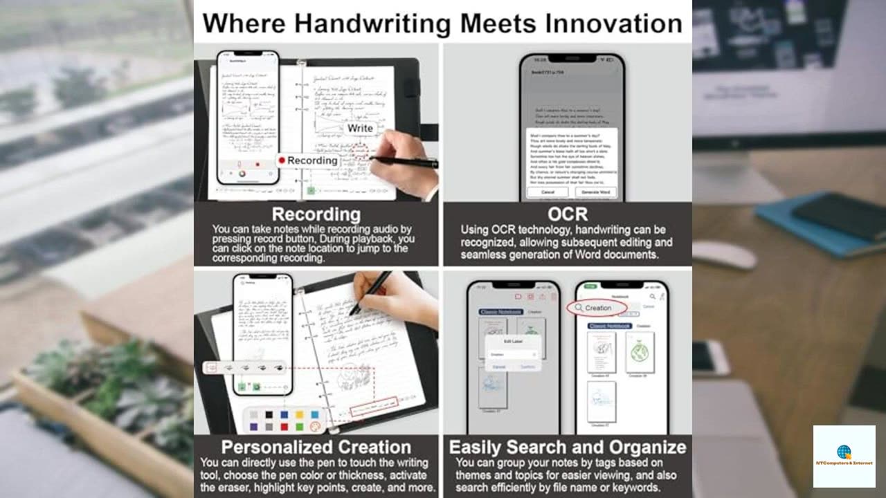 Ophayapen Smart Pen+Notebook+Writing Board