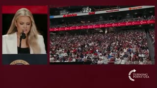 Crisis Actor: Erika Kirk at Charlie Kirk’s Memorial service