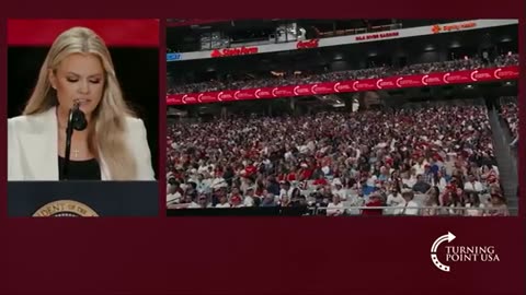 Crisis Actor: Erika Kirk at Charlie Kirk’s Memorial service