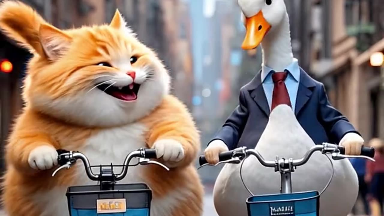 Cat and Duck