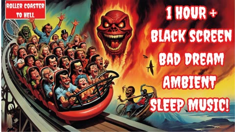 ROLLER COASTER HELL 1 Hour Ambient Dark Carnival Sleep Music For Bad Dreams Nightmares BLACK SCREEN