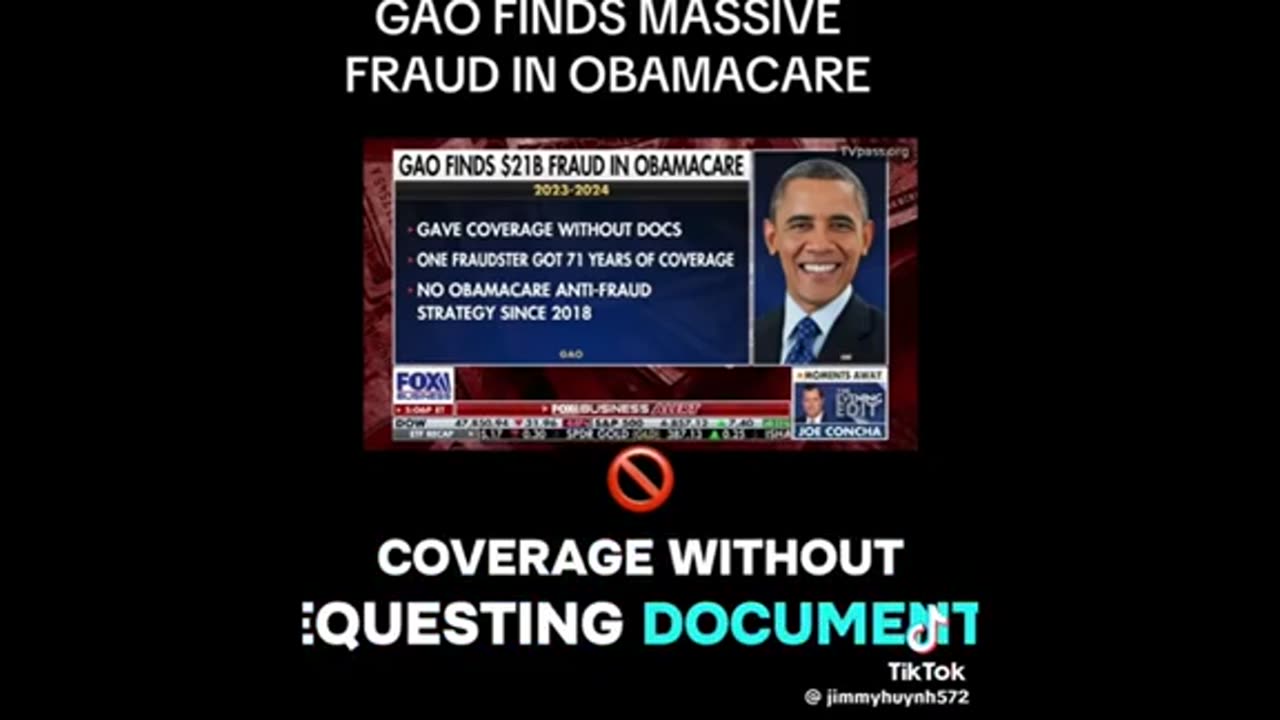 Obamacare Fraud ..