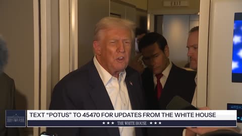 Trump Teases Third Term & Tariff Power Talk Aboard Air Force One | Amaravati Today