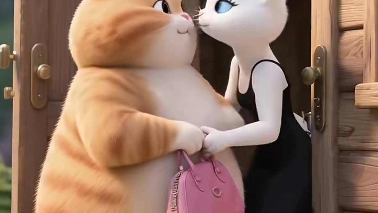 "Funny Cat Animation 2025 😂 | Cute Cat Couple Comedy Video 🐱🐾"