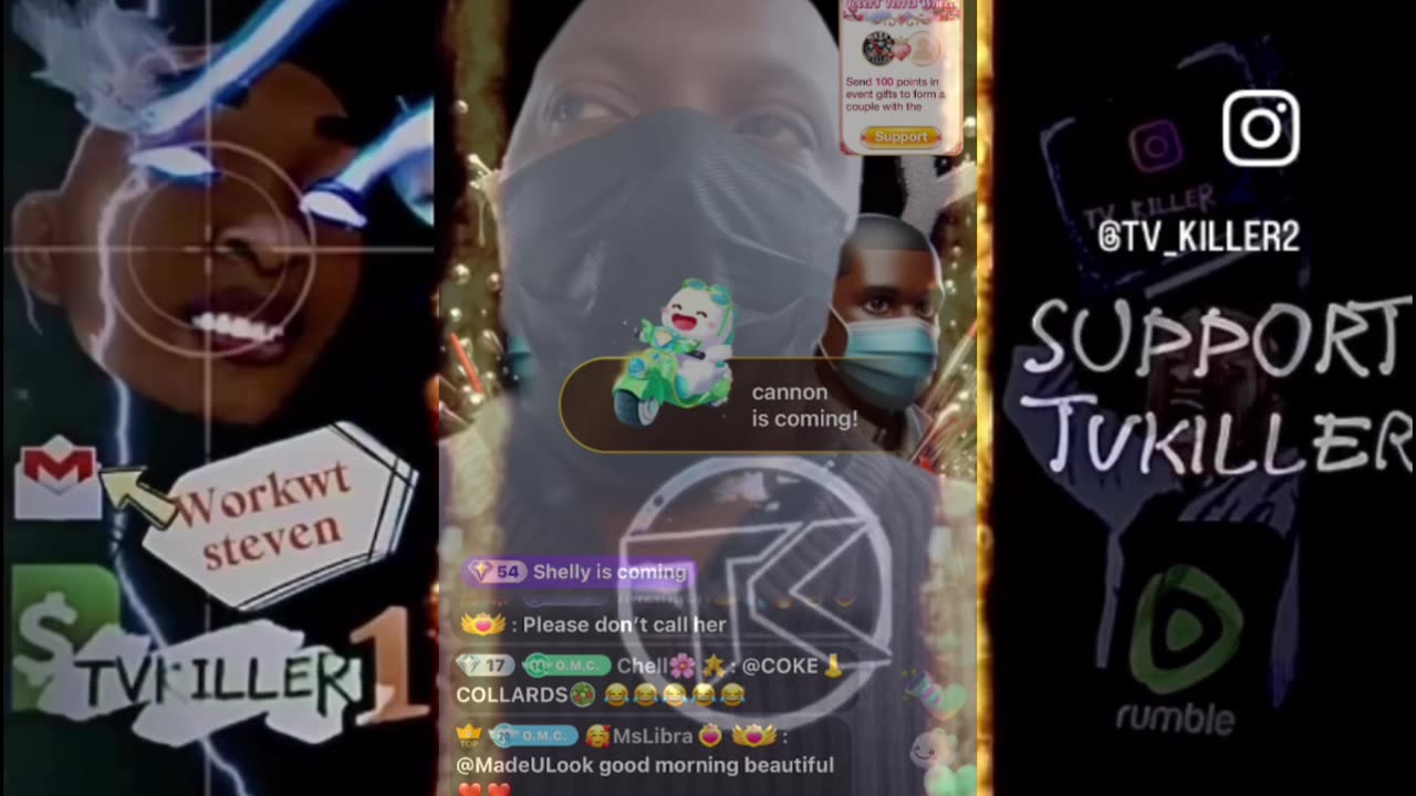 TRINA B & MS TRESA GETS THE PARTY STARTED IN MESSY CALLER LIVE