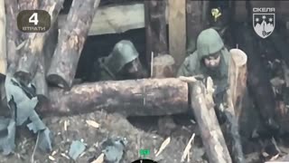 Russian Trench Complex Comes Under Attack(Incredible Footage)