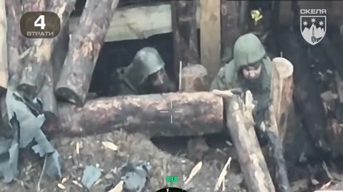 Russian Trench Complex Comes Under Attack(Incredible Footage)