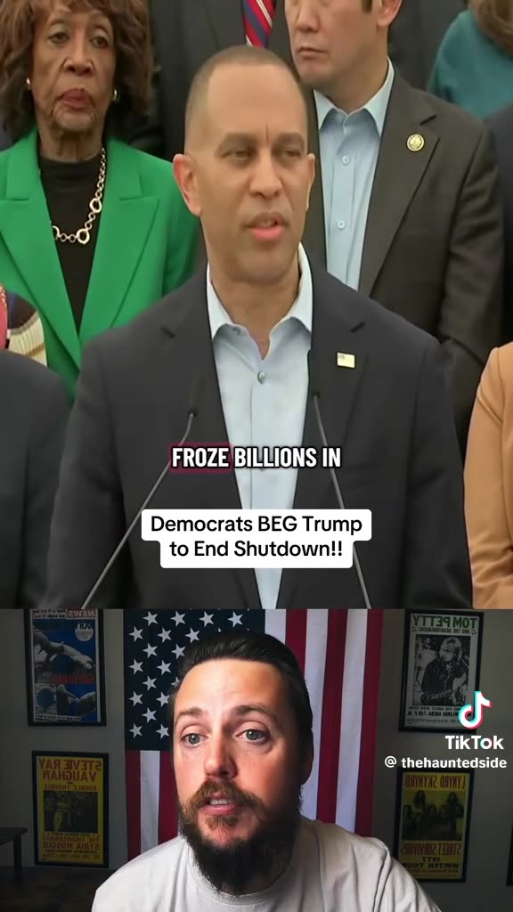 BREAKING⛔️DEMOCRATS BEG TRUMP TO END SHUTDOWN!