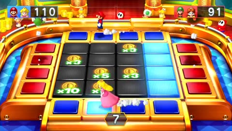 Mario Party 10 Minigames - Mario Vs Peach Vs Luigi Vs Daisy