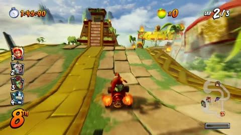 Konguron92 present single race series ep1:coco bandicoot crash kart racing