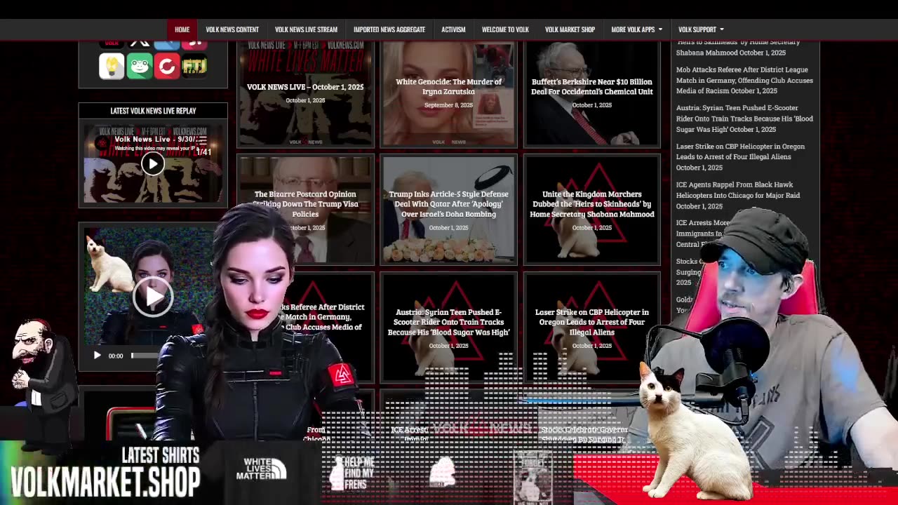 VOLK NEWS LIVE - October 1, 2025