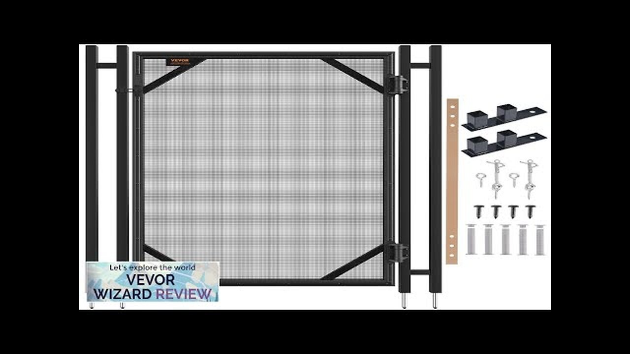 VEVOR Pool Fence Gate 4 x 2.5 FT Pool Gate for Inground Review