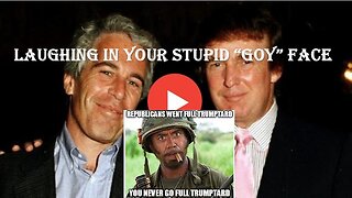 Trump Ejects Man for Holding up a Photo of Trumpstein With Epstein