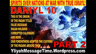 Spirits contending with Gabriel and Michael