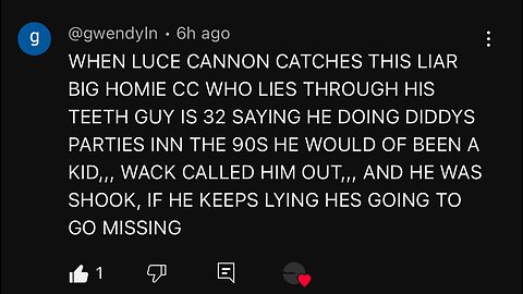 Big Homie CC responded to Luce Cannon
