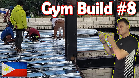 Off Grid Gym Build in the Philippines | Steel Deck & Cement Pour | Update #8 (Longevity Experiment)