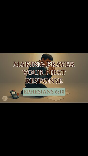 Making Prayer Your First Response Ephesians 6:18