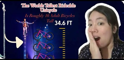 The Worlds Tallest Rideable Unicycle