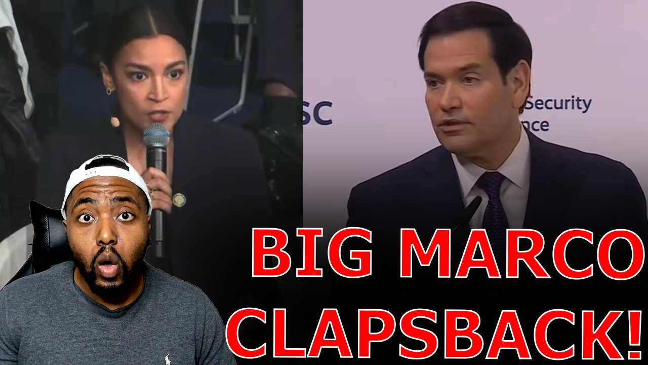 Marco Rubio CLAPS BACK At AOC And Democrats Trashing Trump On World Stage