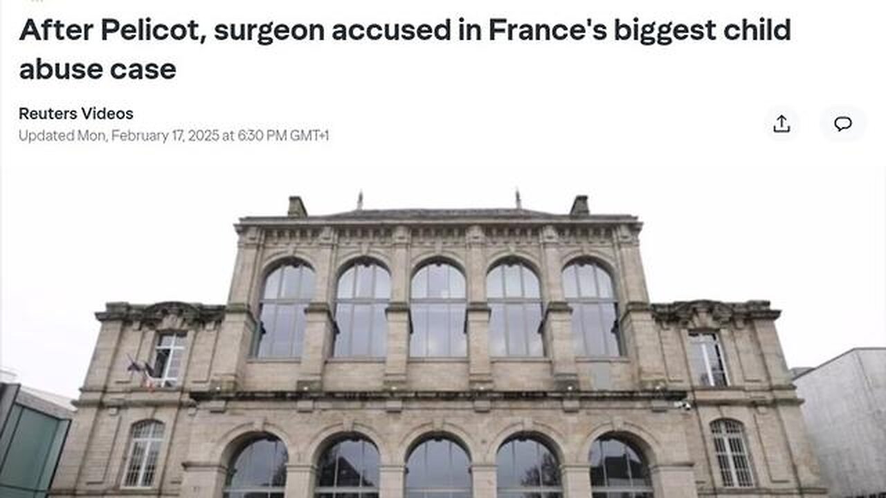 France: Shock in France as surgeon charged with rape and sexual assault of 299 people