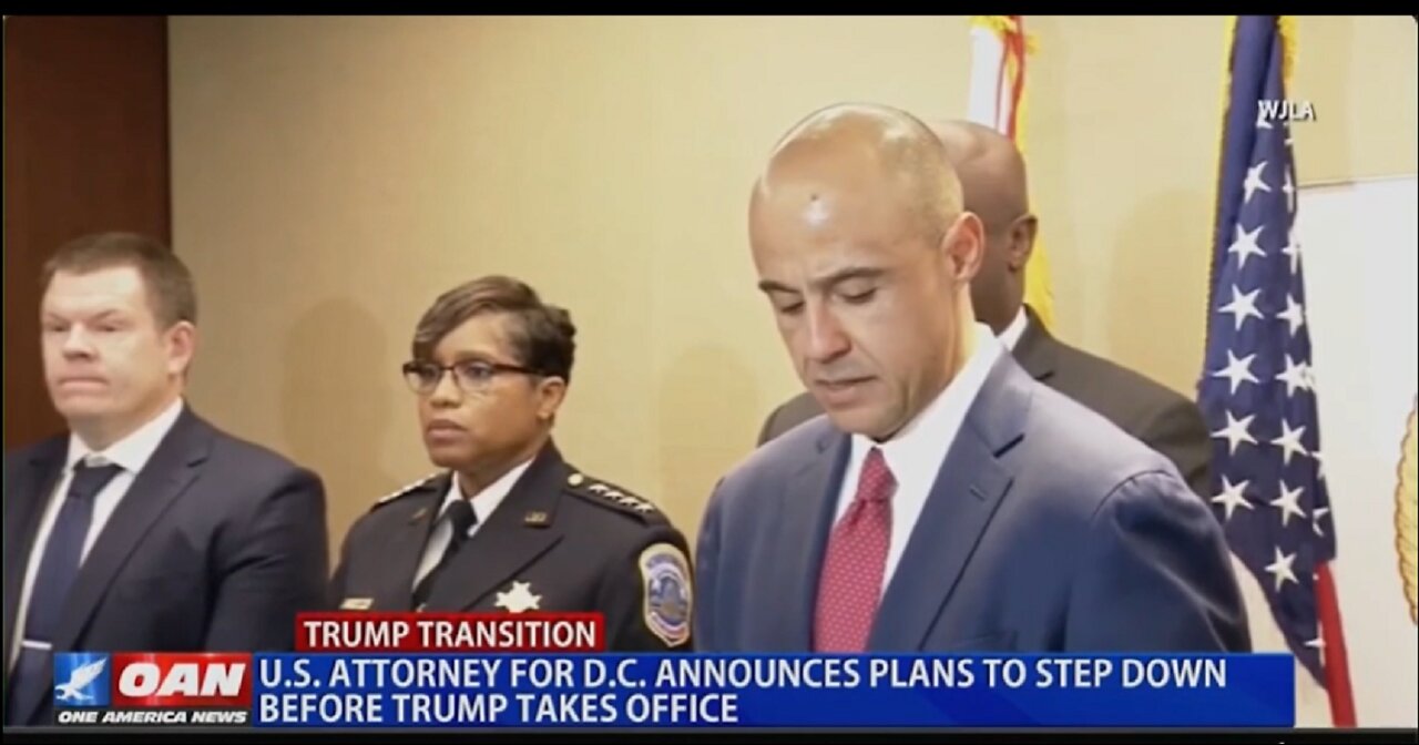 US ATTORNEY FOR DC ANNOUNCES PLANS TO STEP DOWN BEFORE TRUMP TAKES OFFICE