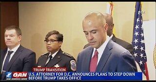 US ATTORNEY FOR DC ANNOUNCES PLANS TO STEP DOWN BEFORE TRUMP TAKES OFFICE