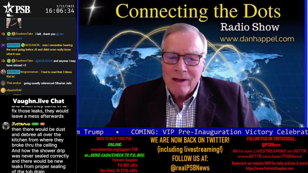 2025-01-12 16:00 EST - Connecting the Dots: with Dan Happel