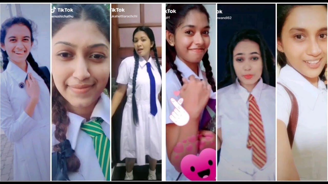 Sri Lankan School Girls Tiktok Collection