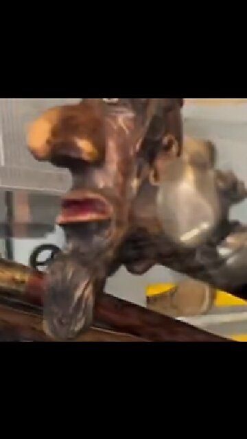 19th Century anti-Semitic Jewish "NOSE CANES" from the Jewish Museum in Vienna.