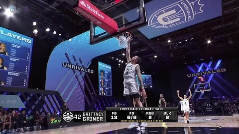 🚨 DUNK by Brittney Griner, then she hits a 3! Phantom vs Lunar Owls Unrivaled women's basketball