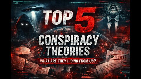 Top 5 Conspiracy Theories : They Don’t Want You to Know 👁️ || SCORAS