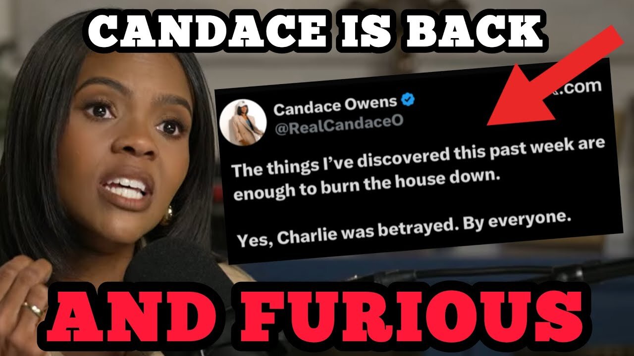 Candace Owens FURIOUS — DROPS BOMBSHELL Proof Charlie Kirk Was Betrayed