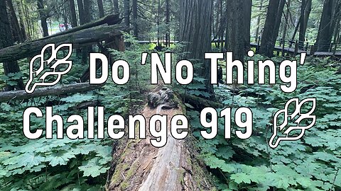 🌿 Do 'No Thing' Challenge 919 🌿 New Earth Creations #meditationshorts #donothing #watersounds