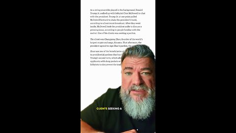 A WSJ article claims the starting price for a presidential pardon is $1 million