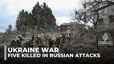 Five killed across Ukraine in overnight Russian attacks