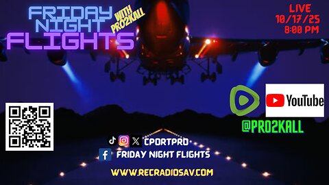 Friday Night Flights 10/17/25: Turbulence in Blue Skies!!!!
