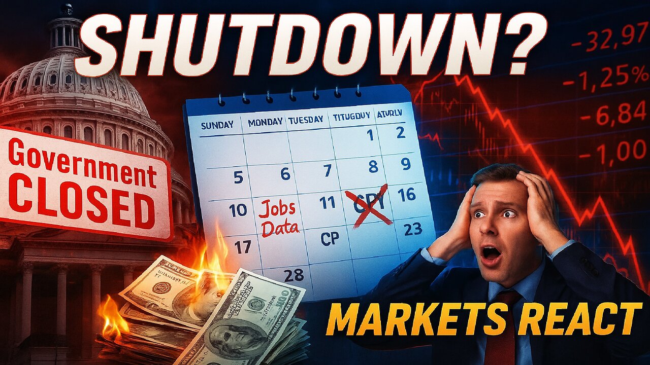 Government Shutdown Could Crash Markets 🚨 Jobs & CPI at Risk!