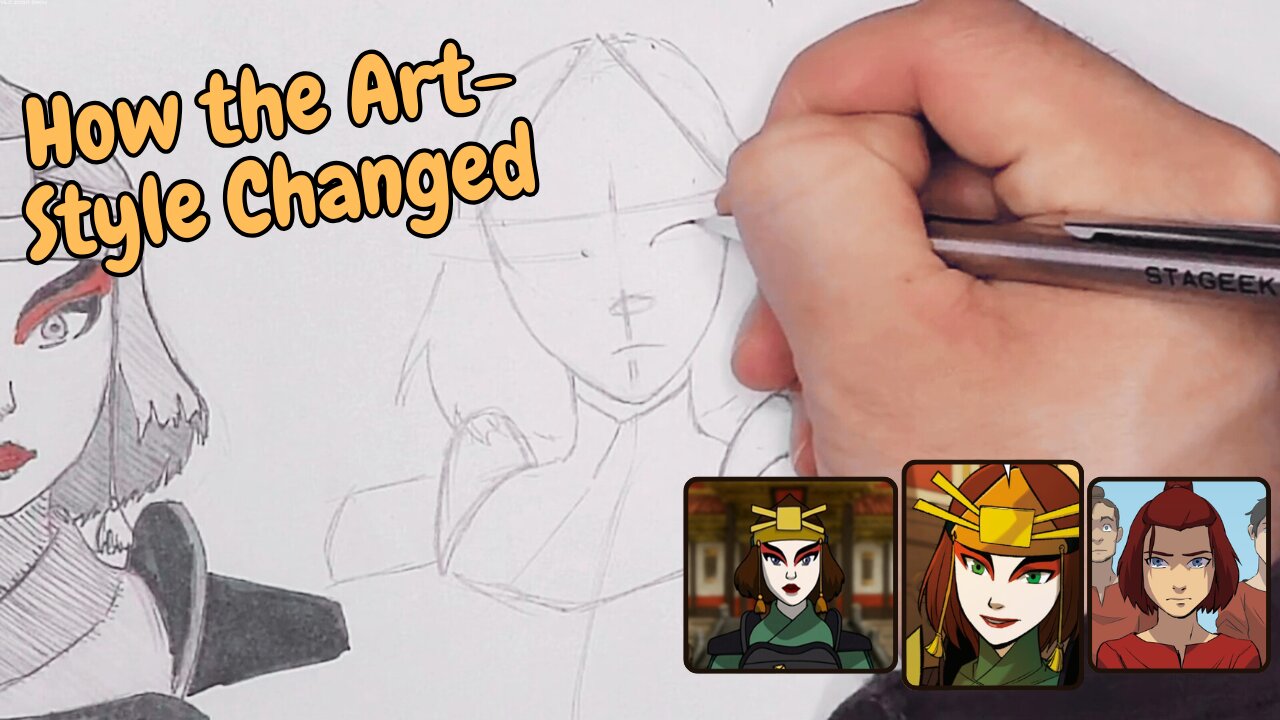 Drawing Suki in 3 Art Styles (Avatar: The Last Airbender & Comics) | Art Study