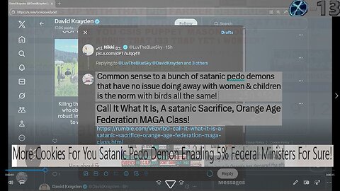 More Cookies For You Satanic Pedo Demon Enabling 5% Federal Ministers For Sure!